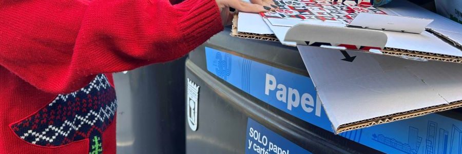 La industria papelera prevé recuperar un millón de toneladas de papel y cartón estas Navidades