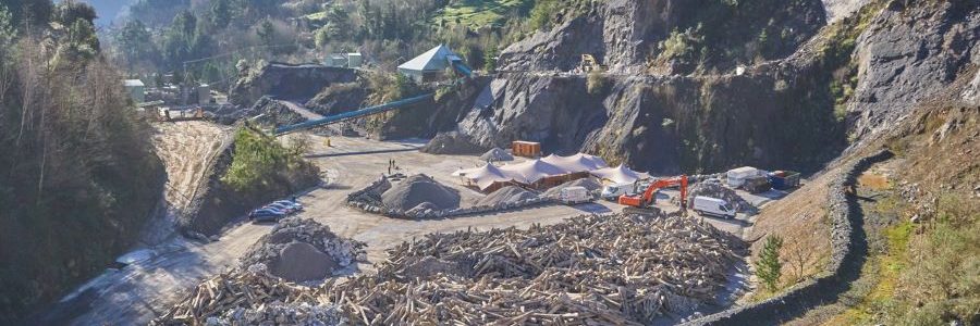 Nueva planta de valorización de residuos de construcción y demolición y de escorias de acería en Güeñes (Bizkaia)