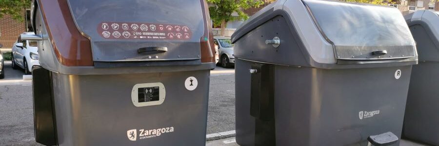Comienza la instalación del contenedor marrón para residuos orgánicos en Zaragoza