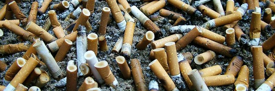 Una campaña internacional pide la prohibición de los filtros de plástico de los cigarrillos