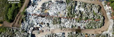 Desarticulada una red de tráfico ilegal de residuos plásticos entre España, Francia y Portugal