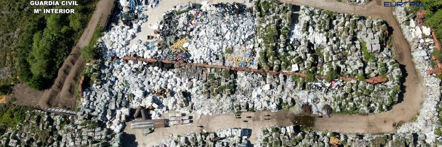 Desarticulada una red de tráfico ilegal de residuos plásticos entre España, Francia y Portugal