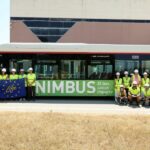 Un autobús que usa biometano como combustible, por las calles Barcelona