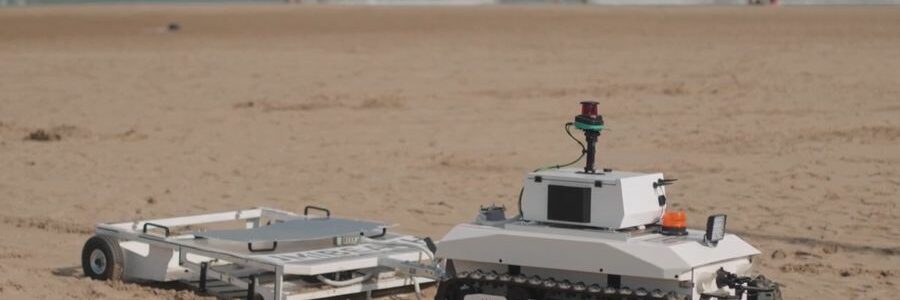 Santander estrena robots autónomos para la limpieza de playas