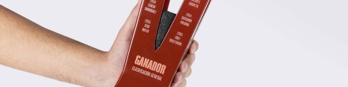 Los trofeos de La Vuelta serán de caucho reciclado de neumáticos de bicicleta