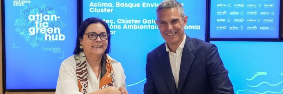 Euskadi y Galicia impulsan el liderazgo medioambiental del Eje Atlántico con un convenio entre Aclima y Viratec
