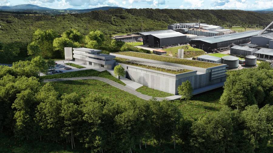 La futura planta pública de clasificación de residuos textiles de Galicia