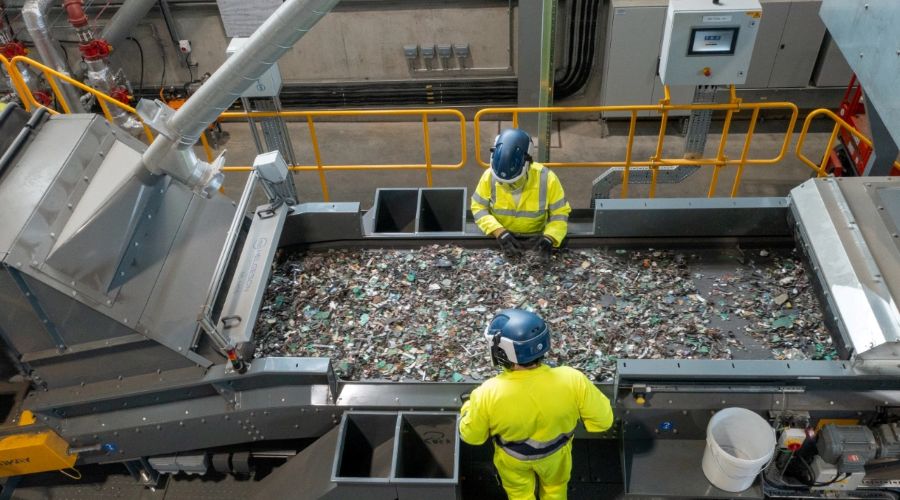 Planta de muestreo de BRM para el reciclaje de cobre