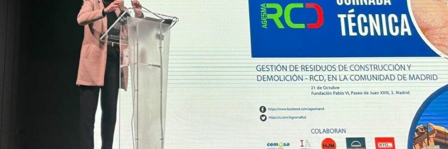 AGESMA consolida en Madrid el impulso al uso de áridos reciclados en la construcción