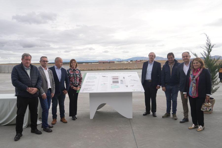 Inauguración de la nueva planta de valorización de residuos orgánicos de Villaastín, en Segovia