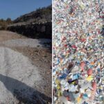 Denuncian un vertido ilegal de residuos plásticos triturados en una rambla de Almería