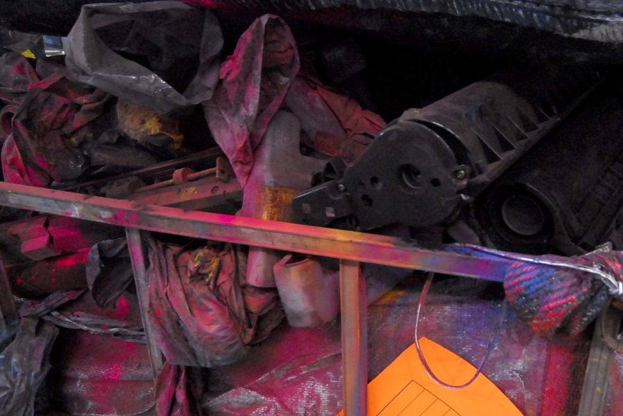 Residuos de equipos de impresión