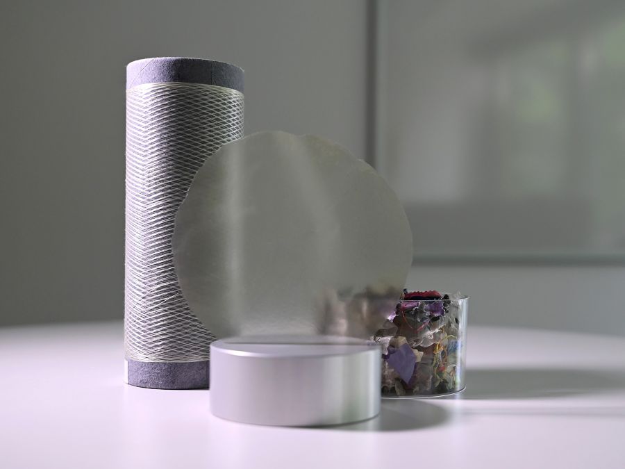 plásticos reciclados para fabricar láminas y films