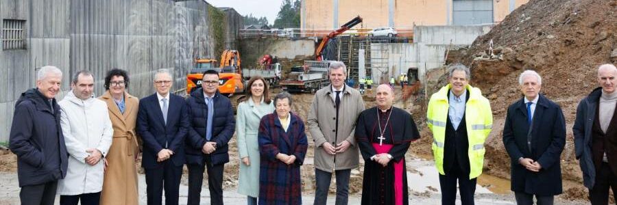 Comienzan las obras de la nueva planta de gestión de residuos textiles de Cáritas en Santiago