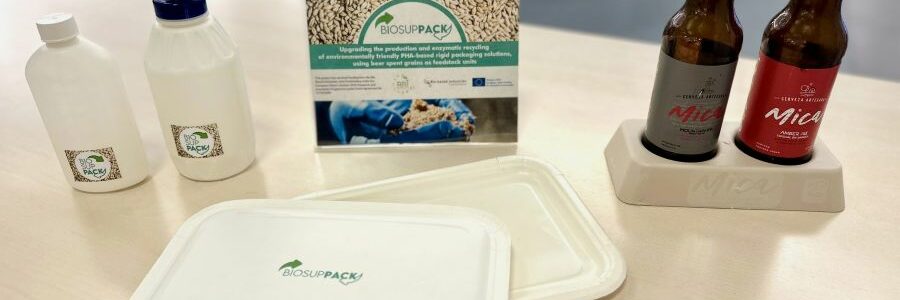 BioSupPack: De residuos de producción de cerveza a envases circulares de base biológica