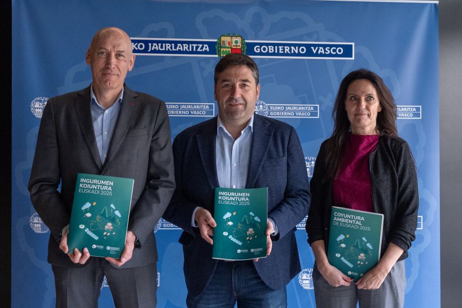 Presentado el Informe de Coyuntura Ambiental de Euskadi en 2025