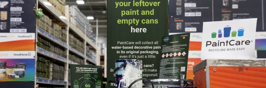 La industria británica de la pintura lanza un proyecto piloto para recoger y reciclar restos de pintura