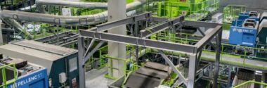 Tecnología de clasificación óptica de Pellenc ST en la planta de combustible sólido recuperado de PreZero en Barcelona