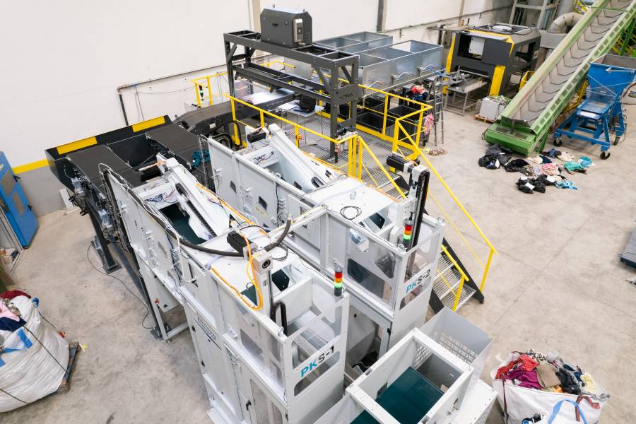 Planta de reciclaje textil de Picvisa y Girbau