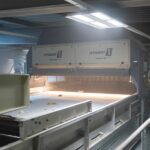 La clasificación por sensores mejora la calidad del hormigón reciclado al eliminar el yeso en residuos de construcción