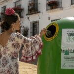 La romería de El Rocío suma una nueva huella: la del reciclaje de vidrio