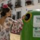 La romería de El Rocío suma una nueva huella: la del reciclaje de vidrio