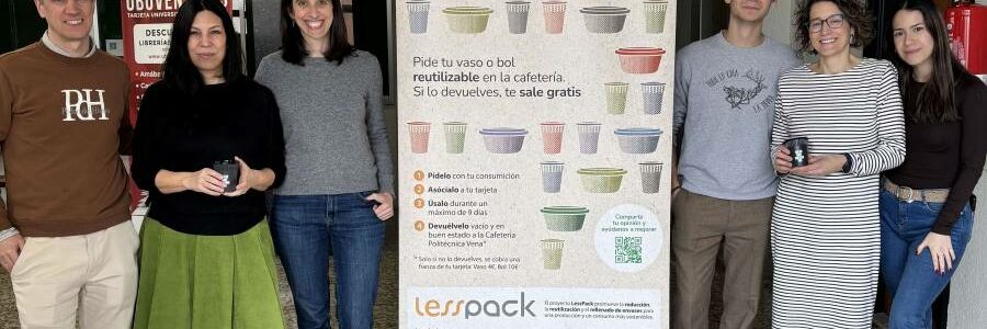 La Universidad de Burgos acoge un piloto de reutilización de envases para reducir residuos del take-away