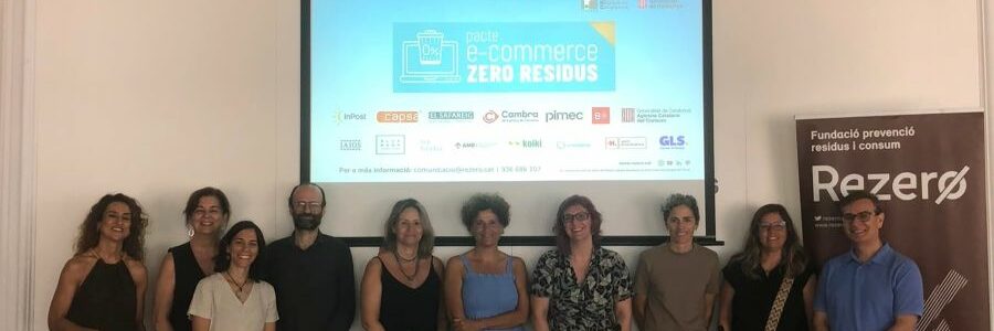 Pacto pionero en Cataluña para reducir los residuos del comercio electrónico
