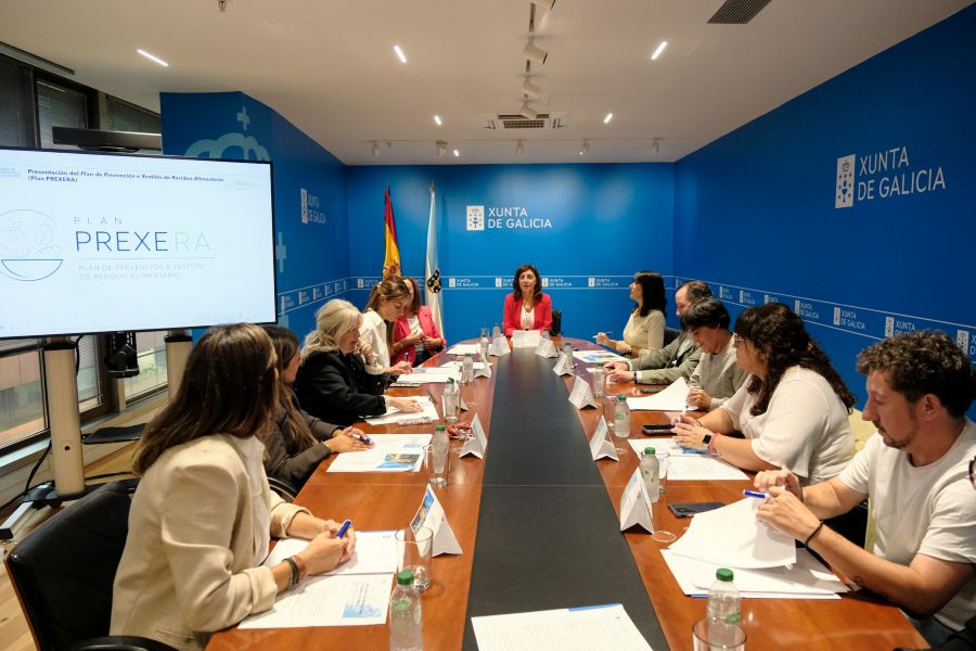 Mesa sobre prevención de los residuos alimentarios en Galicia